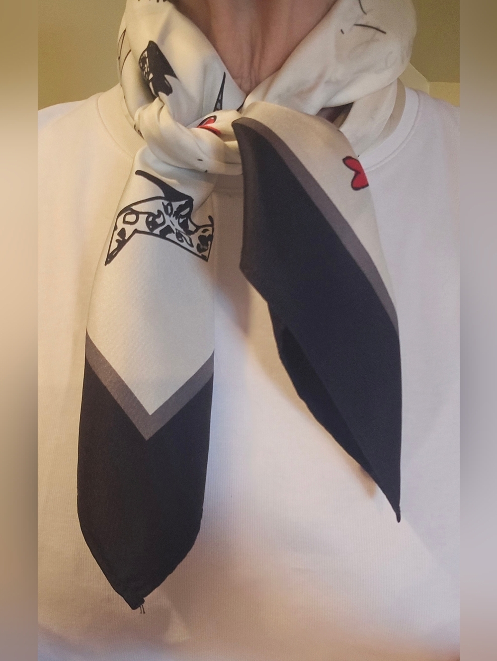 100% Silk Ann Taylor 36" Square Scarf, New With Tags!